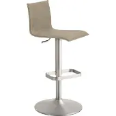 Mayer Barstuhl Sitzmöbel 1212 45 x 47 x 79 cm Stahl chrom matt/taupe