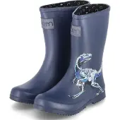 Rajn Dinos Glow In Dark Jungen Gummistiefel mit Dinomotiv Dunkelblau (Navy), UZB304-NAVY