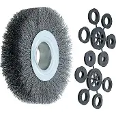 Lessmann Draht-Rundbürste Stahldraht 0,20 mm