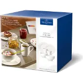 Villeroy & Boch Geschirr-Set "Frühstücks-Set For Me 6er Set weiß"