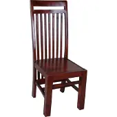MiaMöbel Esszimmerstuhl Colombo 45x112x46 cm Kolonialstil Massivholz Akazie Walnuss