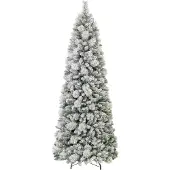 Northix Künstlicher Weihnachtsbaum, 210 cm, 200 LED-Lichter, Pop-Up-Design