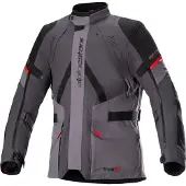 Alpinestars Monteira Drystar Xf Dark Grau Tar Grau Bright Rot Jacke Größe S