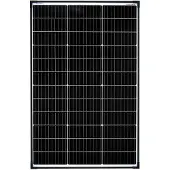 EnjoySolar enjoy solar Solarpanel monokristallines Solarmodul 100W 12V (schwarzer Rahmen), 182 mm Perc-Zellen, 0% MwSt.