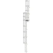 MUNK Günzburger Steigtechnik MUNK ortsfeste Steigleitern Edelstahl, 11,76m SH
