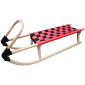 ACRA Holzschlitten 110 cm A2041 - rot