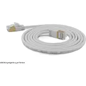 Wantec Extra dünnes CAT7 SSTP Patchkabel, 0,25 m, Cat7, S/FTP (S-STP), RJ-45, RJ-45, Grau