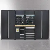 Datona Werkstatteinrichtung PREMIUM 315 cm Eiche