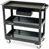HBM Deluxe 3-Lagen-Universal-Werkzeugwagen auf Rädern