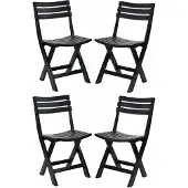 Koopman 4x Gartenstuhl Campinstuhl Balkonstuhl Klappstuhl Stuhl Gartenmöbel 0640
