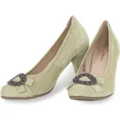 Hirschkogel klassische Altrosa Pumps mit spitzer Kappe und 7,5 cm hohem Absatz