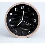 Tulup Holzuhr 20fi cm wanduhr - zen-Steine