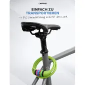 Buchel Fahrradschloss für Kinder Zahlenschloss grün 65 cm