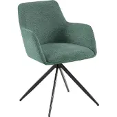 DELUKE Esszimmerstuhl PELON - Stoff Grün 56x62x81 cm | Essstühle Esszimmerstühle Küchenstühle Wohnzimmerstühle