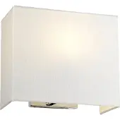 Elstead Lighting Elstead Riley Wandleuchte E27 Medium Poliertes Chrom Elfenbein