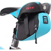 System-S Fahrrad Sattel Tasche Halterung Befestigung wasserfest in Blau