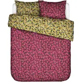 Essenza & Co. Bio Baumwoll-Bettwäsche-Garnitur Bellflower Farbe Rose violett Größe 135x200+80x80