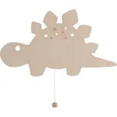 Babys Only Baby's Only Wandleuchte Dino Wonder - Braun - 23x42 cm