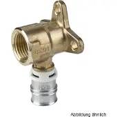 Fraenkische Rohrwerke Alpex Wandwinkel 35mm, Messing 26mmxRp 3/4"