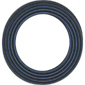 Markenlos Gartenschlauch 30 Meter schwarz-orange UV-Schutz - Fiskars