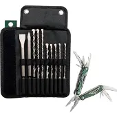 Metabo SDS-plus Pro 4-Bohrer-/ Meißel-Rolltasche, 10-teilig, Set (inkl. Multitool) (631690000)