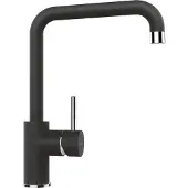 Schock Armatur FONOS in ONYX mit schwenkbarem Festauslauf / Einhebelmischer / Cristalite Plus