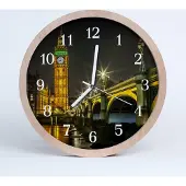 Tulup Holzuhr 20fi cm wanduhr - London