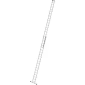MUNK Günzburger Steigtechnik Sprossen-Schiebeleiter 2tlg. mit Standard-Traverse 2 x 18 Sprossen - 020818