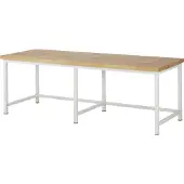 RAU Arbeitstisch - 840 x 2.500 x 900 mm (HxBxT) - Traglast 1.250 kg - Buche