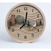 Tulup Holzuhr 30fi cm wanduhr - Sandsteine