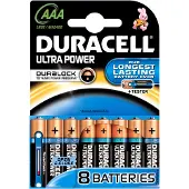 Duracell 8x LR03 AAA, Einwegbatterie, AAA, Alkali, 1,5 V, 8 Stück(e), Zylindrische