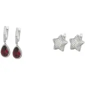 Faina Women Earrings Set in silver | Gr.: onesize