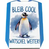 Speecheese Pinguin mit Sonnenbrille Bleib cool Parkscheibe