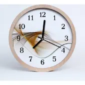 Tulup Holzuhr 30fi cm wanduhr - Abstrakte Kunst