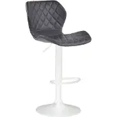 CLP Barhocker Cork Kunstleder weiß schwarz