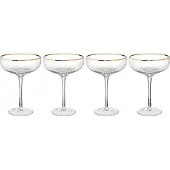 Butlers Champagnerschale GOLDEN TWENTIES 4er-Set