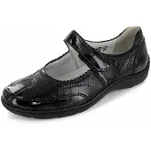 Waldlaufer Henni Ballerina Klettver., , schwarz, Pro-Aktiv Fussbett, Weite H 496302-143-001 39