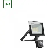 Spectrum LED Fluter Noctis Lux 4 Schwarz IP44 20W 1650lm Neutralweiß 4000K Bewegungsmelder