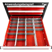 Paulimot Einteilungsmaterial-Set für Schubladenschrank, 66-teilig