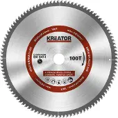 Kreator Kreissägeblatt Metall Holz PVC ø 305 x 30 x 2,2 mm 100 Zähne + 3 Reduzierringe