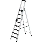 Proregal Stufen-Stehleiter 250 kg einseitig begehbar mit clip-step R13 8 Stufen