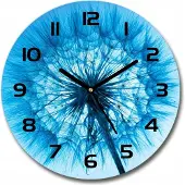 Tulup Hübsch Glas Geräuschlos Mit Grafik Wanduhr Gebläse Fi 30