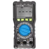 Högert Technik - Multifunktionales Digitales Messgerät, Multimeter bis 600V / 10A, RMS, NCV, VFC, LCD-Bildschirm, Gummiummantelung, Ergonomisch und Kompakt, Inklusive Messkabel, HT1E600