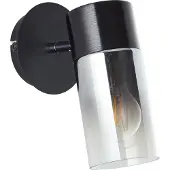 Brilliant Lampe Alia Strahler 1-flammig schwarz/rauchglas schwarz 1x A60, E27, 40 W