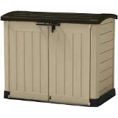Keter Store It Out Arc Aufbewahrungsschrank, 480 L, Kunststoff, Beige, 230437