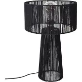 Urban Interiors - Tischleuchte Diro Jute 43x30 Schwarz