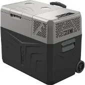 Yolco BCX40 Grey Kompressor Kühlbox 40L – Auto & Camping Kühlschrank mit App-Steuerung, 12/24V & 230V