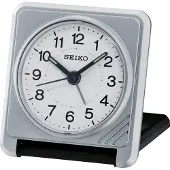 Seiko Reisewecker Analog Silber Piep-Alarm XL - QHT015S