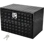 Vevor Truckbox Werkzeugbox, Unterboden-Anhängerbox, Werkzeugkasten 1219 x 610 x 610 mm Pickup-Aufbewahrungsbox, Aluminiumlegierung, 50 kg belastbarer Werkzeugkasten, abschließbare Aufbewahrungsbox