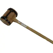 Triuso 6HSV Holzschlegel 6kg mit Flacheisen